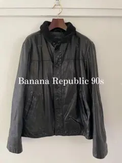 Banana Republic 90s-00s レザーフライトジャケット
