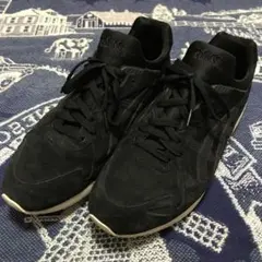 asics gel アシックス　スニーカー　29cm ブラック　スエード