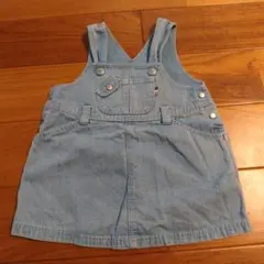 ELLE　デニムブルー ジャンバースカート　80サイズ