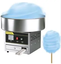 美品】本格 綿菓子機 ドーム付 ET-MF03｜竹串60本・予備ベルト・取説付