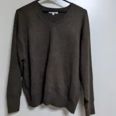 グローバルワーク　ふわふわHugme Vネック プルオーバー