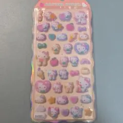 正規品　コットンパフィシール　キティ サンリオ