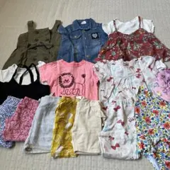 80 女の子　春夏　まとめ売り　15点