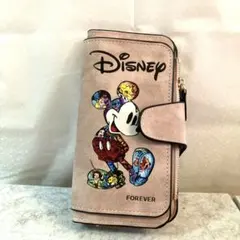 ★新品未使用★Disney ★ミッキーマウス ★長財布★薄ピンク★送料無料