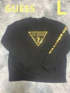 【新品未使用】　GUESS ゲス　メンズトレーナー　Lサイズ