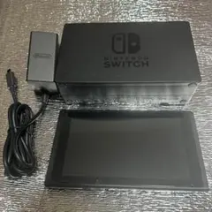 中古　Nintendo Switch 本体 ブラック　ドック　ACアダプター付き