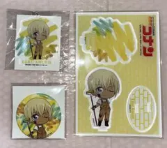 名探偵コナン　アクリルキーホルダー　スタンド　缶バッジ　安室透