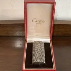 稀少Cartier カルティエ メッシュケース 編み込み ガスライター シルバーのサムネイル