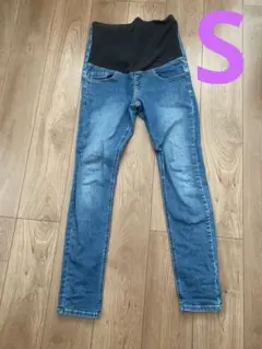 マタニティデニムパンツ 無印