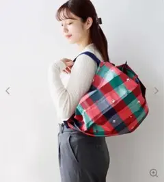 【完売品】ファミリア シュパット　保冷エコバッグ ファミリアチェック 20L