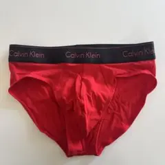 カルバンクライン　メンズビキニ　M(S) レッド　ビキニブリーフ　男性インナー