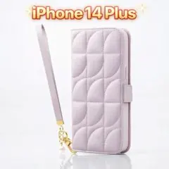 新品当日発送 iPhone 14 Plus 手帳型 ケース ピンクベージュ D3