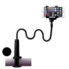 スマホスタンド ブラック　寝たまま　スマホホルダーフレキシブル 携帯スタンド