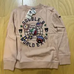 【新品タグ付き】ミキハウス ダブルB 長袖カットソー 140センチ ピンク