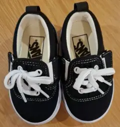 VANS キッズ スニーカー ブラック ホワイト