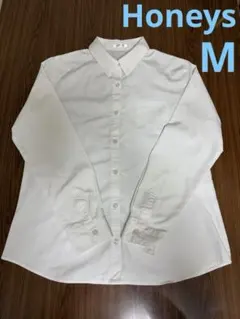 長袖Yシャツ　レディース　Mサイズ　Honeys
