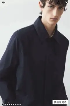 H&M エイチアンドエム レギュラーフィット カーコート ベージュ L