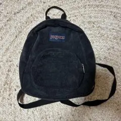 JANSPORT コーデュロイ ブラックバックパック