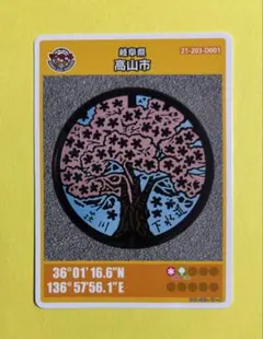 マンホールカード 岐阜県高山市D 003