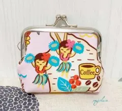 ぷぅさん様専用 小銭入れ コインケース フラダンス ハワイアンポーチ がま口