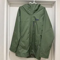 patagonia フード付きナイロンジャケット オリーブグリーン - メルカリ