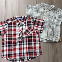 familiar 半袖シャツ 2枚セット 90cm