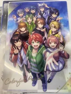 カラフルピーチ　クリアポスター　全員集合　どぬく　ヒロ