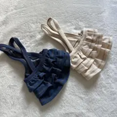 犬服 サロペットワンピース2点セット