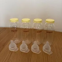 Pigeon 哺乳瓶 ガラス製 200ml 4本セット