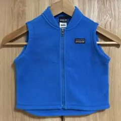 Patagonia パタゴニア フリース ベスト 18M 青　ブルー　ベビー