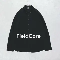 FieldCore◇ワークマン コーデュロイボタンダウンシャツ XL ブラック♪