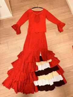 フラメンコ　ツーピースセット