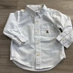 baby GAP ホワイト ボタンダウンシャツ 12-18ヶ月