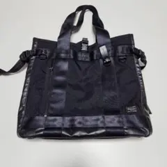 ⭐️未使用級⭐️ポーター　ヒート　トートバッグ　ビジネスバッグ　ブラック　マグライト 極美品✨PORTER ポーターヒートトートバッグブラックマグライト付き