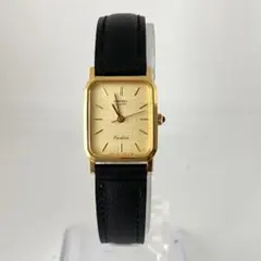 稼働 SEIKO Exceline スクエア レクタン ゴールド ヴィンテージ - メルカリ