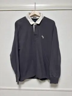A&F アバクロンビー&フィッチ アバクロ 長袖ラガーシャツ M ポロシャツ