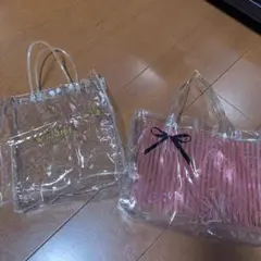 クリアバック　2点セット　w closet  lieseのサムネイル