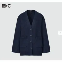 ユニクロ ユニクロC ソフトニットVネックフレアスリーブカーディガン、2点