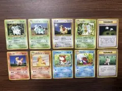 旧裏　人気ポケモンカード　まとめ売り10枚 ち*わ様 ⑩ ポケモンカード 旧裏 まとめ 50枚 - メルカリ