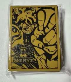 ワンピースカード　ルフィ　スリーブ　2nd anniversary set