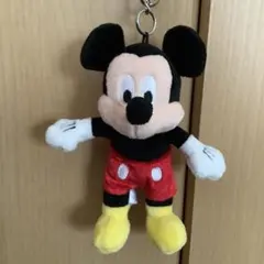 ミッキーマウス ぬいぐるみキーホルダー ノーマル　香港ディズニーランド