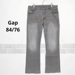 GAP PREMIUM デニムパンツ グレー 色落ち加工 ストレート系 K180のサムネイル