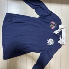 POLO USA ネイビー 長袖ポロシャツ 5