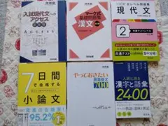 6冊セット 現代文　古典　小論文　参考書　書き込みあり