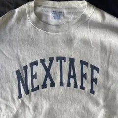 championリバースウィーブ単色青タグ復刻染み込みプリント霜降りグレーXL
