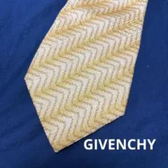 GIVENCHY ネクタイ シルク イエロー　総柄のサムネイル