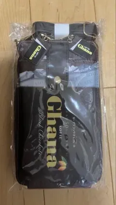 ガーナ チョコチャーム付きスマホショルダーポーチvol.2 ガーナブラック