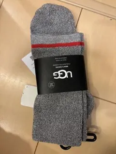 UGG メンズソックス グレー L/XL