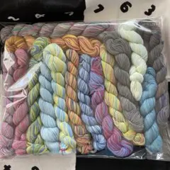 刺し子糸 15本セット 多色C