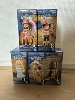 ワンピース ワールドコレクタブルフィギュア 5体セット　親子の血筋